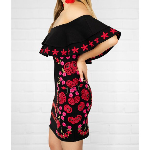 Herencia Collection Aztec Princess Embroidered Dress - Picture 2 of 12